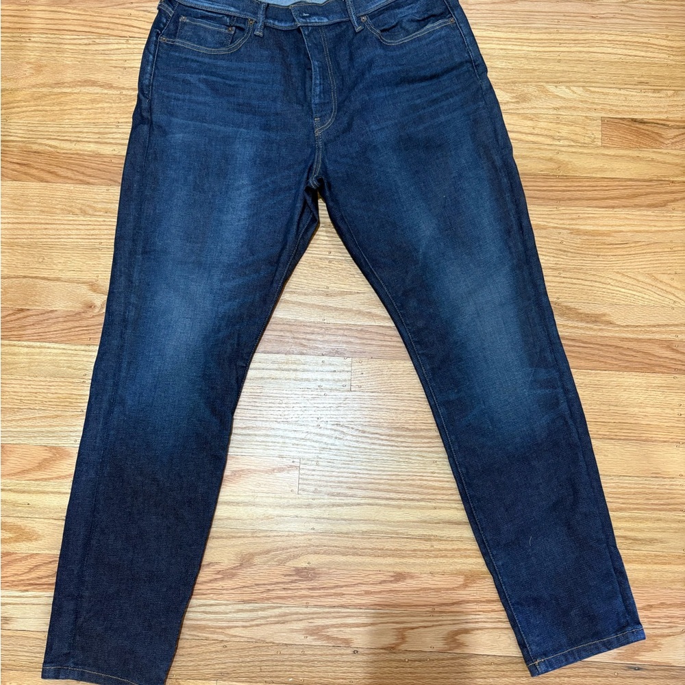 Lucky Brand Men's Deep Blue Relaxed Jeans